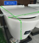 ⁦كرسي معلق ابيض مع شطاف  11313⁩ - الصورة ⁦2⁩