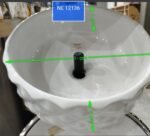 ⁦حوض مغسلة دائري فوق الرخام 12136⁩ - الصورة ⁦2⁩