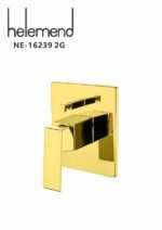 ⁦وجه خلاط دفن مربع اسود خطين NE-16239⁩ - الصورة ⁦2⁩