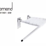 كرسي حمام متحرك تعليق ابيض NE-181901