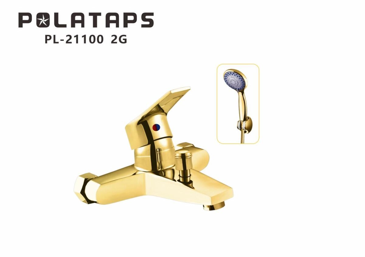 ⁦خلاط دش كروم مع سماعة PL-21100⁩ - الصورة ⁦3⁩