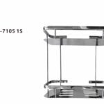 رف شبك استيل طبقتين 7105