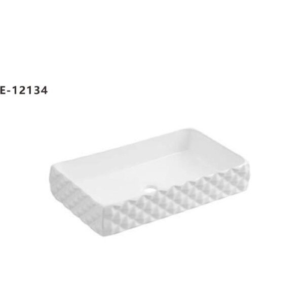 حوض مغسلة مستطيل فوق الرخام 12134