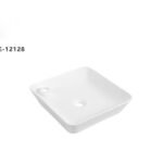 مغسلة حوض فوق الرخام ابيض مربع NE-12128