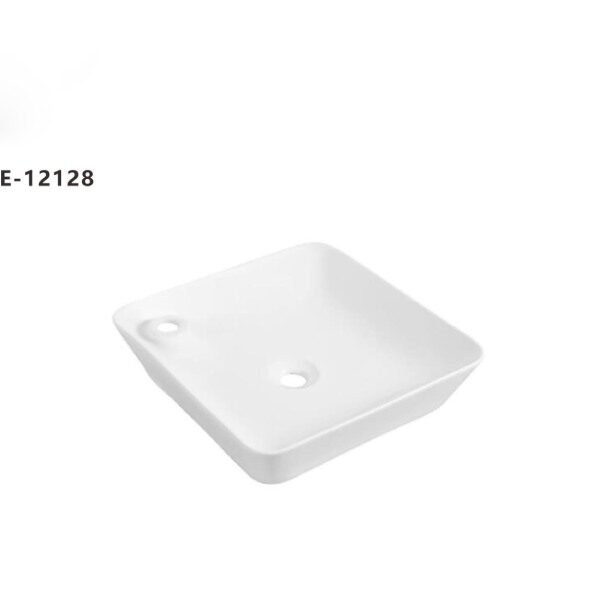 مغسلة حوض فوق الرخام ابيض مربع NE-12128