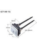 ضغاط سيفون مربع كروم 67149