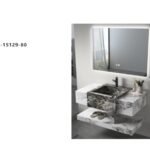 مغسلة سراميك + رف + مرايا NE-15129
