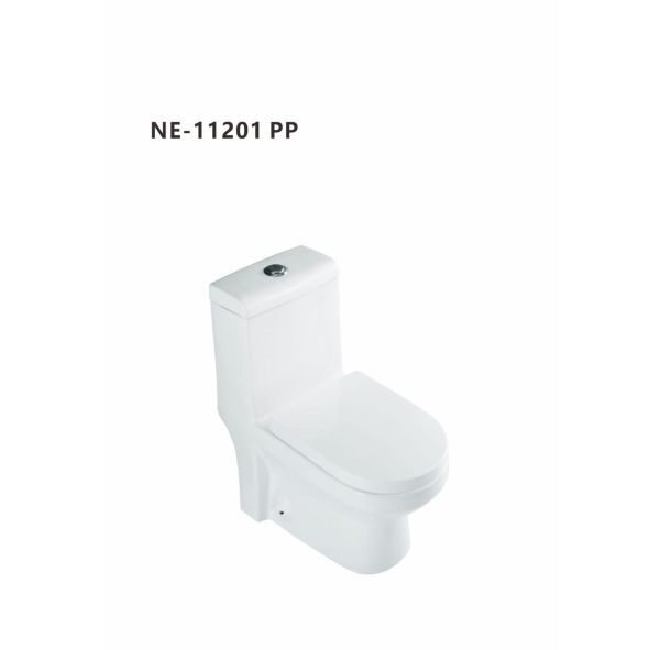 كرسي حمام افرنجي قطعه واحده  NE-11201 PP