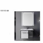 مغسلة سراميك+ رف + مرايا 15115-60