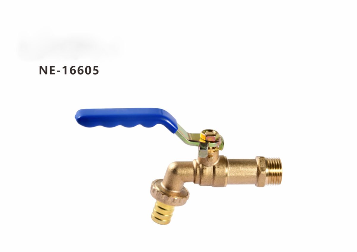 ⁦بزوبز هواء نحاس يد ازرق 1/2 بوصة 16605⁩ - الصورة ⁦1⁩