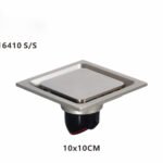 صفاية استيل -اسود  مربع   NE-16410