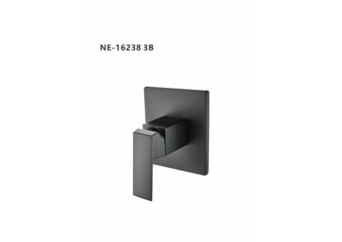 ⁦وجه خلاط دفن مربع كروم خط واحد NE-16238⁩ - الصورة ⁦1⁩