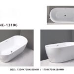 بانيو ابيض صيني مقاس NE-13106