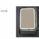 مرايا ليد مربعة اطار اسود NE-17115