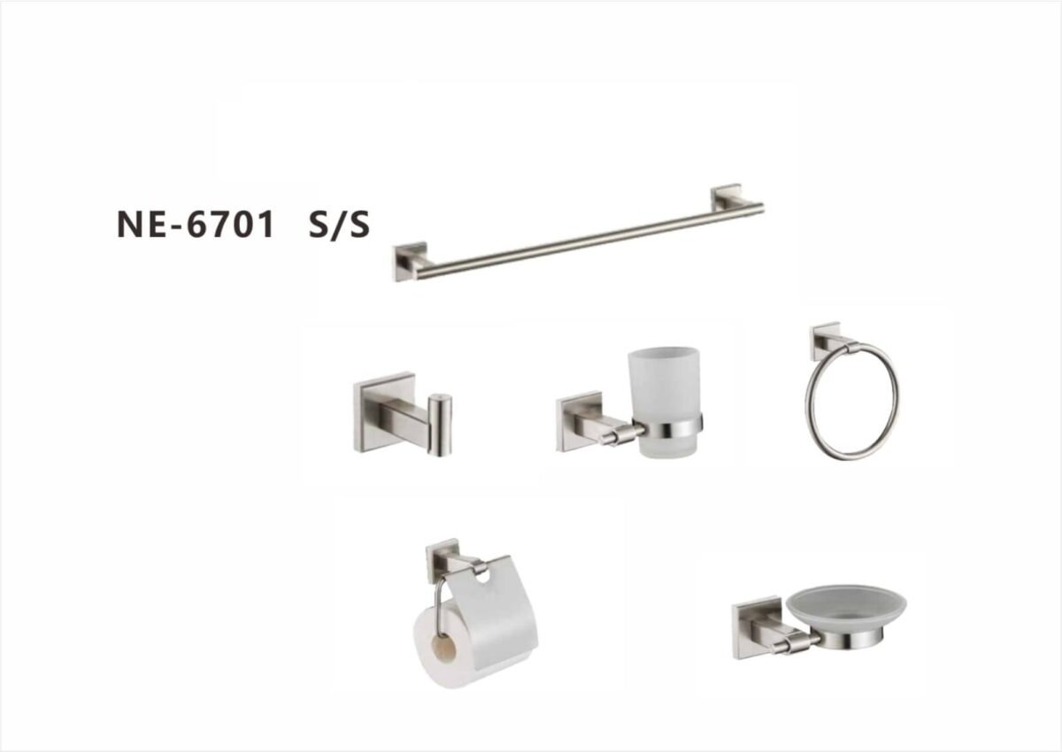 ⁦طقم اكسسوار 6 قطع 6701 S/S ⁩ - الصورة ⁦1⁩