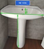 ⁦مغسلة مع عمود  NE- 1036⁩ - الصورة ⁦2⁩