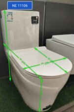 ⁦كرسي حمام افرنجي  قطعة واحدة هيلمند صيني NE-11106⁩ - الصورة ⁦4⁩