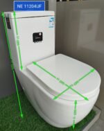 ⁦كرسي افرنجي قطعة واحدة ابيض NE-11204 UF⁩ - الصورة ⁦2⁩