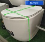 ⁦كرسي حمام معلق هيلمند صيني NE-11302⁩ - الصورة ⁦2⁩