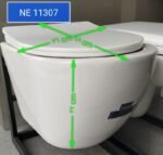 ⁦كرسي حمام معلق هيلمند صيني NE-11307⁩ - الصورة ⁦5⁩