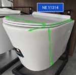 ⁦كرسي معلق ابيض مع شطاف NE-11314⁩ - الصورة ⁦2⁩