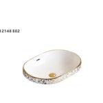 حوض مغسلة فوق الرخام ذهبي  هيلمند صيني NE-12148