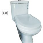 كرسي حمام افرنجي للاطفال ابيض قطعة واحدة هيلمند صيني NE-01