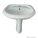 مغسلة مع عمود ابيض   NE-1008