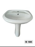 مغسلة مع عمود ابيض   NE-1008