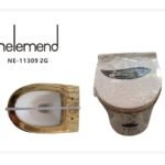 كرسي حمام معلق ذهبي- اسود - هيلمند صيني NE-11309