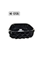 ⁦حوض مغسلة فوق الرخام اسود- ابيض  هيلمند صيني NE-12135⁩ - الصورة ⁦5⁩