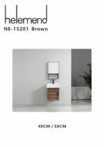 ⁦مغسلة مع دولاب  هيلمند  ابيض صيني NE-15201⁩ - الصورة ⁦11⁩