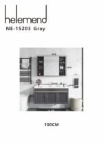 ⁦مغسلة مع دولاب  هيليمند  صيني NE-15203⁩ - الصورة ⁦5⁩