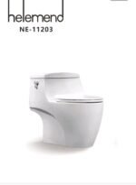 كرسي حمام افرنجي ابيض قطعة واحدة هيلمند صيني NE-11203 UF