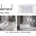 بانيو ابيض صيني مقاس 580*750*1700 -  NE-13104