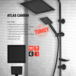 مسطرة دش مع سماعة   مربع تركي R-2080