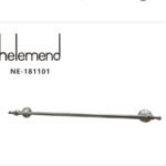 حامل مناشف المنيوم 60سم كروم مطفي 181101 1S