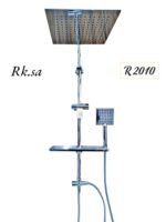 ⁦مسطرة دش مع سماعة   مربع تركي R-2010⁩ - الصورة ⁦2⁩