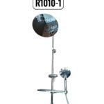 مسطرة دش مع سماعة دائري كروم تركي R-1010-1