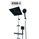 مسطرة دش مع سماعة مربع اسود تركي R-2090-9