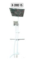 ⁦مسطرة دش مع سماعة  مشجر مربع تركي R-2092-15⁩ - الصورة ⁦2⁩