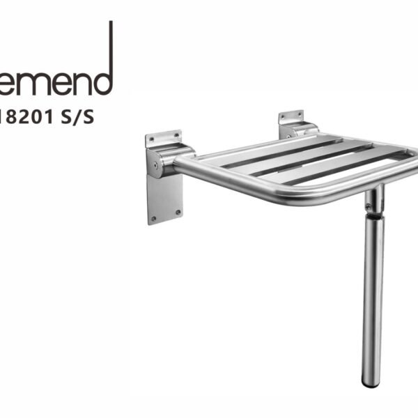 كرسي شور حمام استيل بقاعدة NE-18201