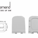 غطاء كرسي مربع ابيض مسمار كبس NE-11505