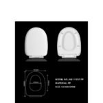 غطاء كرسي ابيض مسمار كبسNE-11507 PP