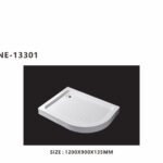 حوض قدم زاوية ابيض NE-13301