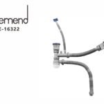 هراب مجلي استيل مجوز مع فائض كباية منظف NE-16322