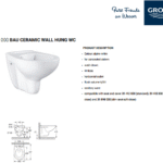 كرسي حمام  معلق GROHE-39427000