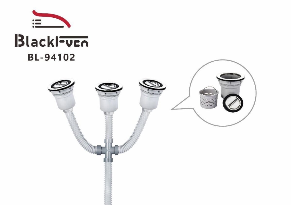 ⁦هراب رخام ثلاثي 1/2-1 بدون شفة BL-94102⁩ - الصورة ⁦1⁩