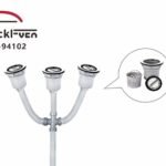 هراب رخام ثلاثي 1/2-1 بدون شفة BL-94102