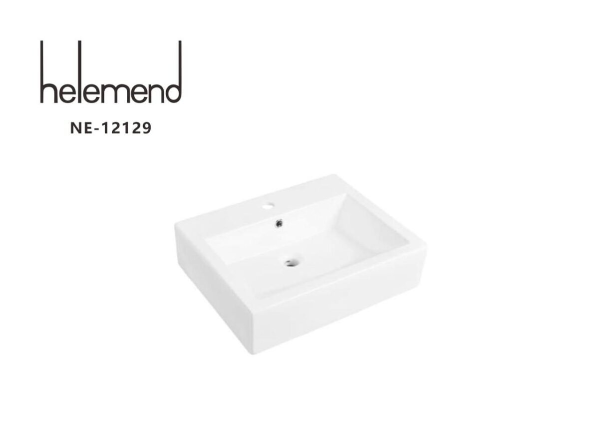 ⁦مغسلة حوض فوق الرخام ابيض NE-12129⁩ - الصورة ⁦1⁩